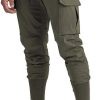 DIOTSR Mens Lightweight Joggers Pants, Cargo Athletic Sweatpants for Men, Slim Workout Pants with Pockets