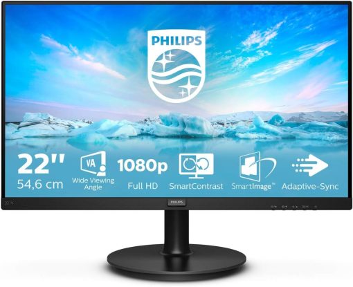 Philips V Line 221V800 computer monitor 54.6 cm (21.5) 1920 x 1080 pixels Full HD LED Black