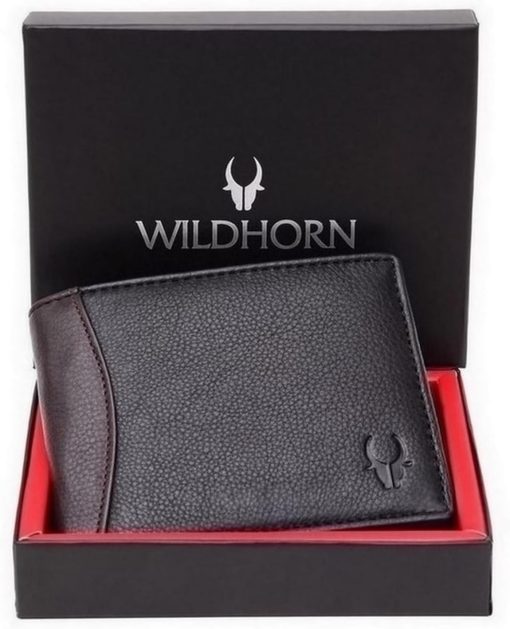 WildHorn® RFID Protected Genuine Leather Wallet for Men's