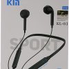 Bluetooth Wireless Headphones with mic Extra Bass -Subwoofer In-Ear Earphones Phone Headset Sports Headphones (BLACK)