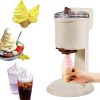 LIUCHANG Soft Serve Ice Cream Machine, Home DIY Kitchen Automatic Mini Fruit Healthy, Simple One Push Operation 20