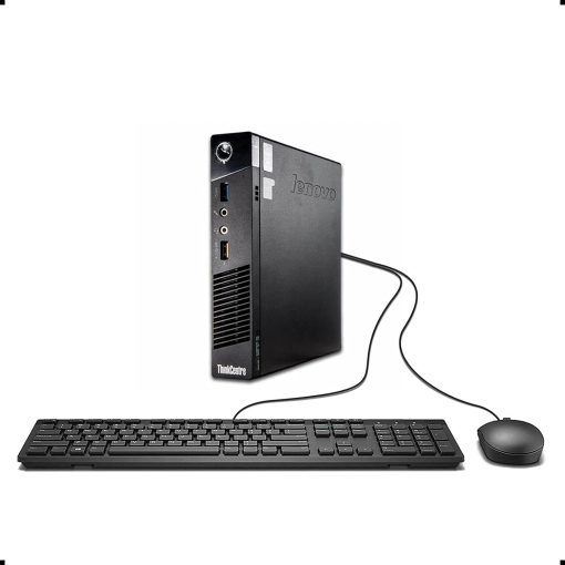 Lenovo ThinkCentre M93P Tiny Mini Business Desktop Computer, Intel Dual-Core i5-4570T Processor up to 3.60 GHz, 8GB RAM, 240GB SSD, WiFi, Windows 10 Pro (Renewed)