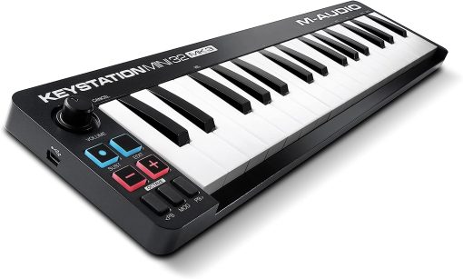 M-Audio Keystation Mini 32 Mk3 Ultra Portable Mini Usb Midi Keyboard Controller With Protools First M Audio Edition And Xpand 2 By Air Music Tech