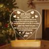 Anywin Gifts for Him, I Love U to My Husband's Gifts with Warm Light for Home Decor, Gifts for Birthday, Valentine's Day, Xmas,Holidays, A Thankyou Gifts for Him Husband Boyfriend My Man