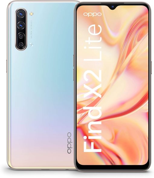 OPPO Find X2 Lite (5G) CPH2005 Single-SIM 128GB + 8GB RAM Factory Unlocked Smartphone - International Version (Pearl White)