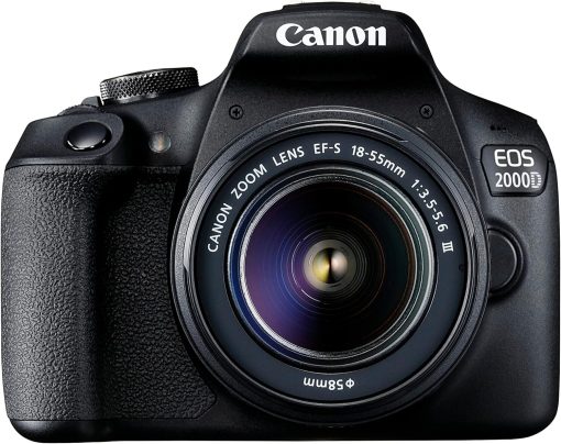 Canon EOS 2000D DSLR camera with EFS, 18-55mm III lens kit