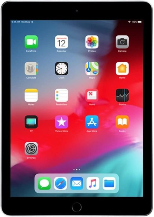 2017 i-Pad 5th generation | 9.7‑inch display | Renewed (128 GB, Space Gray)