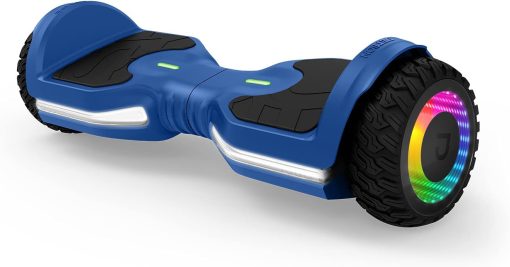 Jetson Flash Self Balancing Hoverboard with Built in Bluetooth Speaker | Includes All Terrain Tires, Reach Speeds up to 10 mph | Range of Up to 12 Miles, Ages 13+, Blue, 24 (JFLASH-BLU)