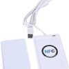 althiqahkey NFC ACR122U RFID Contactless Smart IC Card Reader Writer, ACR122U NFC RFID Contactless Smart Reader & Writer/USB + 5X IC Card ACR122U RFID Smart Card NFC
