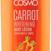Cosmo Carrot Whitening Body Lotion 750ml, Natural Carrot Extract and Vitamin E, All Skin Types, Daily Moisturizer Care, for Men and Women