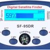 Eujgoov SF‑95DR Satellite Finder Digital Satellite Meter Finder Meter LCD Graphic Display Backlight Compass Buzzer Control 950‑2150MHz