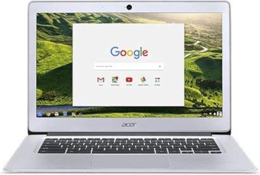 Newest Acer 14inch Flagship Chromebook, Intel Quad-Core Atom E8000 Up to 2.00GHz Processor, 4GB RAM,32GB SSD, WiFi, HDMI, Chrome OS-(Renewed) (Silver/Atom)