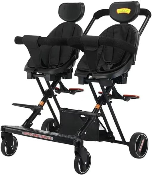 (Good baby) Baby Stroller Twin Baby Stroller Ultra Light Two-child Double Umbrella Size Baby Child Stroller