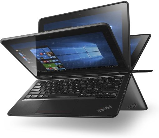 Lenovo Thinkpad Yoga 11E 3Rd Generation 11.6" Touchscreen Convertible Ultrabook Intel N3150 Quad Core 128Gb Solid State Drive 4Gb Ddr3 802.11Ac Bluetooth Win10H 11.6" HD Touch Black