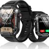 Military Smart Watch for Men (Answer/Dial Calls), 1.85