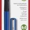 Faber Castell Fountain Pen Blue Design Medium Nib + 6 Ink Cartridges, School+, F149811
