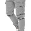 Wimerace Mens Joggers Cargo Pants Men Fashion Pants Sweatpants Casual Work Chino Pants Drawstring 6 Pockets