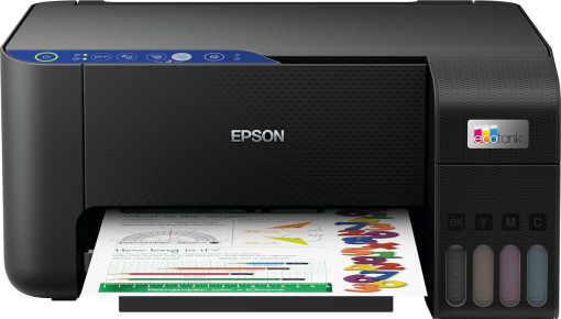 EPSON EcoTank L3252 Home ink tank printer A4, colour, 3-in-1 printer with WiFi and SmartPanel App connectivity