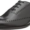 Ruosh Men's Genuine Leather Dress Shoes Formal Business Classic Lace Up Oxford Derby Wingtip Captoe Shoes