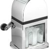 Ice Crusher Slush Machine Stainless Steel Electric Ice Shaver Machine Crushed Ice for Cocktails Smoothies for Home and Commerical Use Double Knife