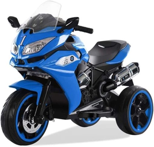 FB Children's Electric Motorcycle, (1200GS) Sports Style Motor Bike Ride On For Kids, Electric Tricycle Baby Large Toy Car Charging Bike Suitable For 3-9 Years Old Boys & Girls,