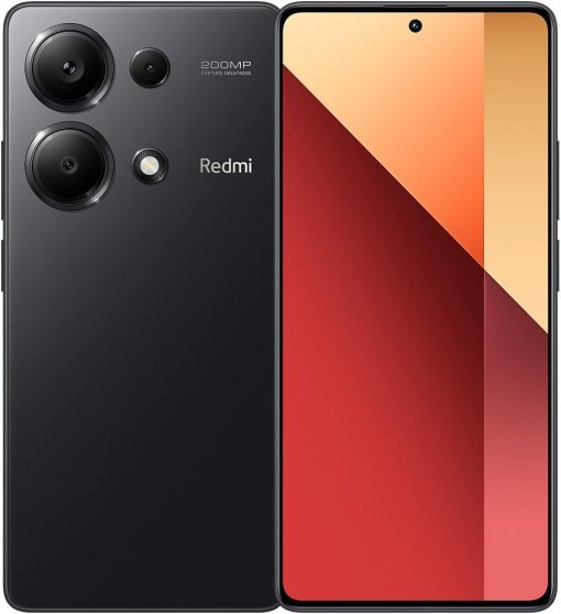 Redmi Note 13 Pro (Midnight Black 8GB RAM, 256 Storage) - Ultra-clear 200MP camera with OIS |120Hz FHD+AMOLED display | Immersive viewing with ultra-thin bezels