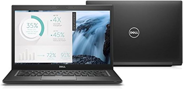 DELL Latitude 7480 Light Weight Business Laptop, Core i5-7300U CPU, 8GB DDR4 RAM, 256GB SSD M.2 HDD, 14 inch Display, Windows 10 Pro (Renewed) with 15 Days of IT-Sizer Golden Warranty