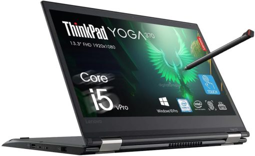 Lenovo ThinkPad Yoga 370 2in1 Touch w/Pen, Intel Core i5-7300U, 13.3" FHD, 16GB RAM 512GB SSD, Backlit KB, FP Reader, Thunderbolt 3, MicroSD Reader, Windows 10 Pro - Renewed (16GB RAM | 512GB SSD)