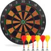ORiTi Professional Magnetic Dart Board Set with 6pcs Magnetic Darts, Excellent Dartboard Game for Adults and Kids, Suitable Indoor Games & Party Games for Family and Friends