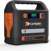 CONPEX Portable Power Station, 258Wh Backup Lithium Battery, 220V/300W Pure Sine Wave AC Outlet, Solar Generator (Solar Panel Not Included) for Outdoors Camping Travel Hunting Emergency