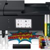 Cake Topper Image Printer, Cake Ink Cartridges, 50 Wafer Sheets & 12 Sugar Sheets, Edible Color Markers & Printhead Cleaning Kit Bundle, EP-Wafer+Sugar-MRK