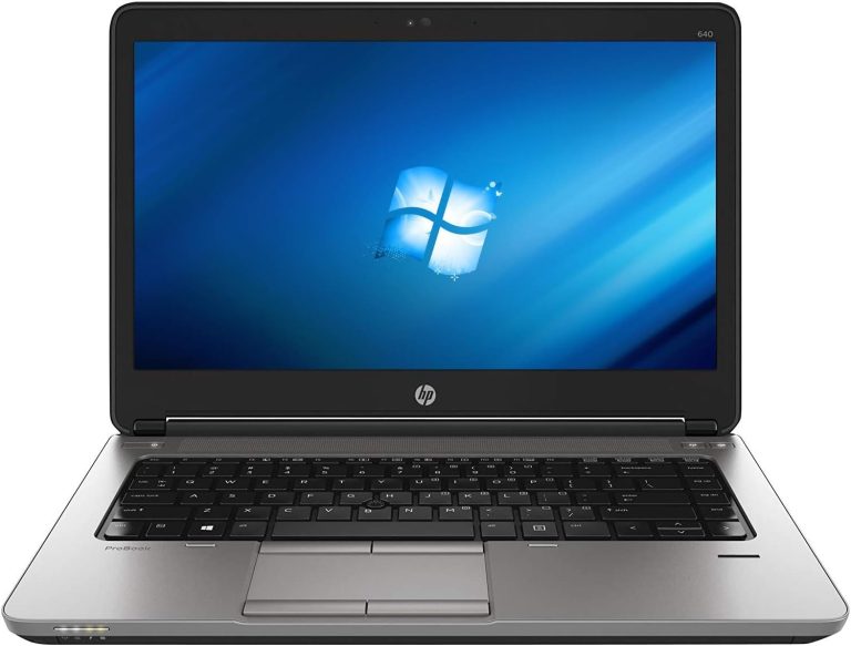 HP PROBOOK 640 G1 14" LAPTOP INTEL CORE i5-4200M 4th GEN 2.5GHZ WEBCAM 8GB RAM 500GB HDD WINDOWS 10 PRO (Renewed)