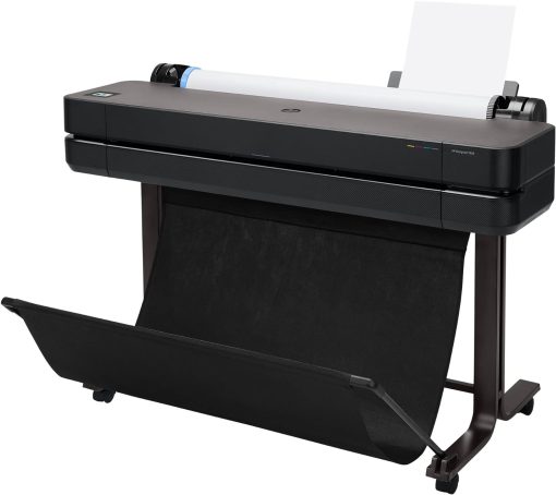 HP Designjet T630 36-Inch Large Format Color Plotter/Printer. A4/A3/A2/A1/A0 size, 2400 X 1200 dpi, Mobile Printing, Wi Fi, A3/A4 sheet feeder - Black