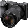 Sony Alpha A6400 Mirrorless Camera With 18-135Mm Lens Kit, 24.2 Mega Pixel Compact Aps-C Interchangeable Lens Digital Camera With Real-Time Eye Auto FocUS, 4K Video & Flip Up Touchscreen, Ilce-6400M