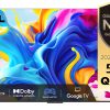 TCL 50 Inch 4K QLED Smart Google TV with Hands-free Voice Control Dolby Vision Atmos HDR 10+ Game Master Wide Colour Gamut Quantum Dot Technology - 50C645 (2023 Model)
