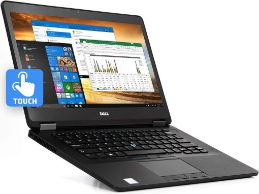 DELL Latitude 7470 Business Laptop, Intel Core i5-6th Generation CPU, 8GB DDR4 RAM, 256GB SSD Hard, 14 inch Touchscreen Display, Windows 10 Pro (Renewed) with 15 Days of IT-Sizer Golden Warranty