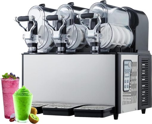 Commercial and Home Slushy Machine,Commercial Slushy Machine Ice Cream Frozen Drink Maker,Juice Smoothie Margarita Frozen Drink Machine Ice Slush Machine for Restaurants Snack Bar Supermarkets 3/