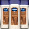 Vaseline Intensive Care Body Gel Oil Cocoa Radiant 6.8 oz, Pack of 3, Brown, 6.8 Ounce