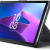 Lenovo M10 Plus 3rd Gen with WiFi and 4G with 4G Voice Calling Folio case and Pen, 10.6inch 2K Display, Snapdragon(tm) SDM680, 128GB SSD, 4GB RAM, Android 12, Storm Grey - [ZAAN0078AE]
