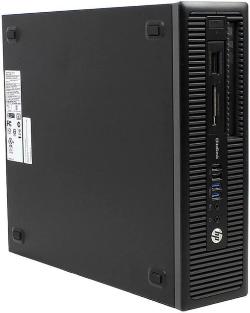 (Renewed) H|P ProDesk 600 G1 SFF: Compact Business PC with Power & Security with core i5 4th Gen CPU (i5-4670 up to 3.80GHz frequency, 8GB RAM, 500GB HDD, Win 10 Pro)