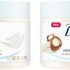 Dove Exfoliating Body Polish Body Scrub Macadamia & Rice Milk 10.5 oz (2 pack)