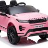 Licensed Evoque 12V Kids Ride On Car White Ride On Officially Licensed Pink By DerakBikes