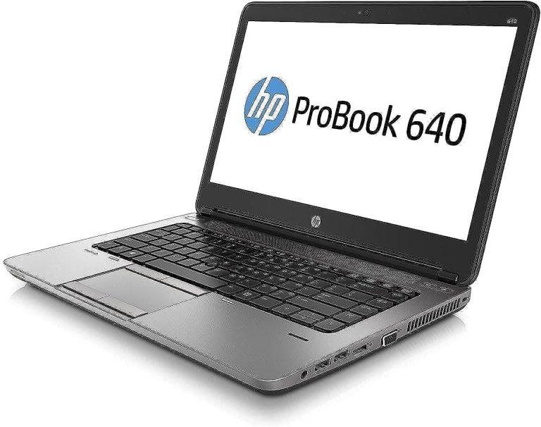 HP 640 G1 14-inch ProBook Notebook - Intel Core i5 Processor, 8GB RAM, 256GB SSD, WiFi, Windows 10 Professional 64 Bit (Renewed)