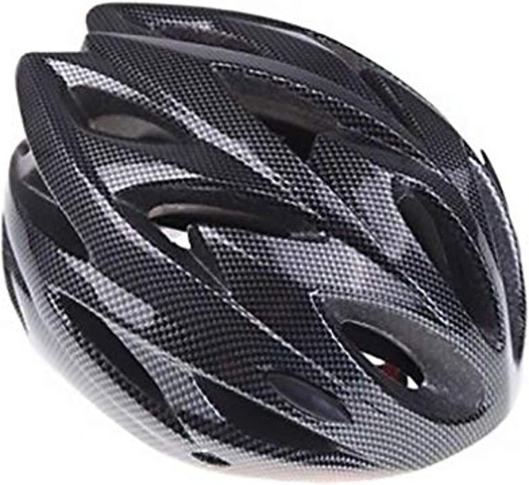 [H11138][Black]Ultralight Integrally-molded Sports Cycling Helmet with Visor Mountain Bike