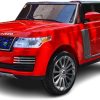 Dorsa 12V Kids Ride on Big Range Rover Battery Operated SUV Style car Music, Sound & Light| Leather Seats Rubber Tyres SUV Ride on to Drive for 2 to 8 Years Boy Girl (Red)