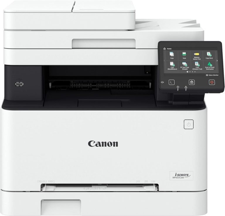 Canon i-SENSYS MF655Cdw Wireless Colour 3-in-1 Laser Printer, White