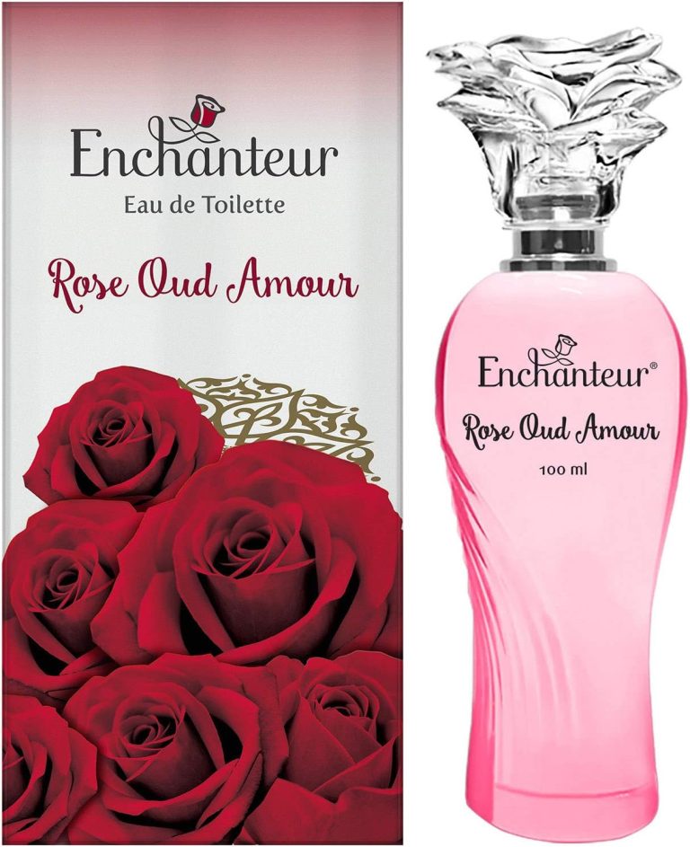 EnchantEUr Rose Oud Amour Eau De Toilette, Perfume For Women, Long Lasting Fragrance, 100 Ml