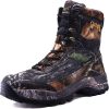 cungel Men's Camo Hunting-Boot Waterproof Hiking Boots Anti-slip Lightweight Breathable Durable Outdoor Shoes High-cut Fishing Climbing Working Trekking