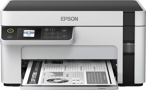 Epson Ecotank Et-M2120 A4 Print/Scan/Copy Wi-Fi Printer With Reﬁllable Ink Tank