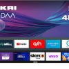 Nikai VIDAA OS, 4K 55 Inch Smart TV, UHD Quality, Dolby Vision, Smooth Motion, Quad Core Processor, Game Mode Plus, Official Apps YouTube, Netflix, Shahid - UHD55SVDLED (55 Inch)